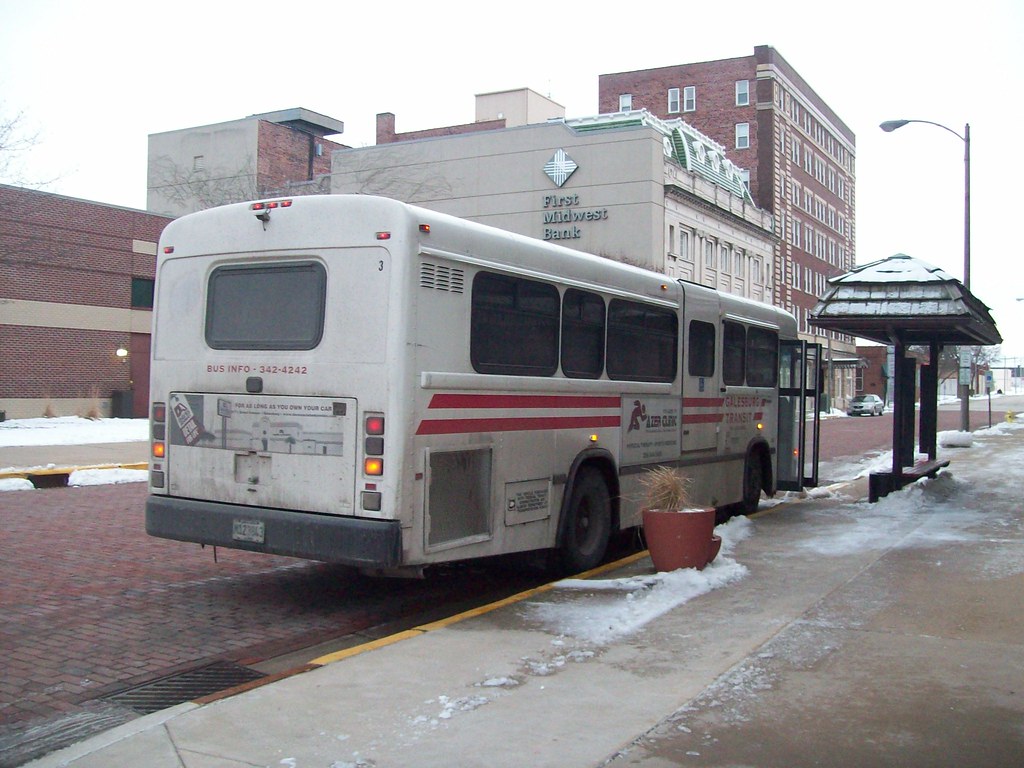 Route 2 Galesburg Transit bus at the Main/Kellogg downtown bus stop a photo on Flickriver