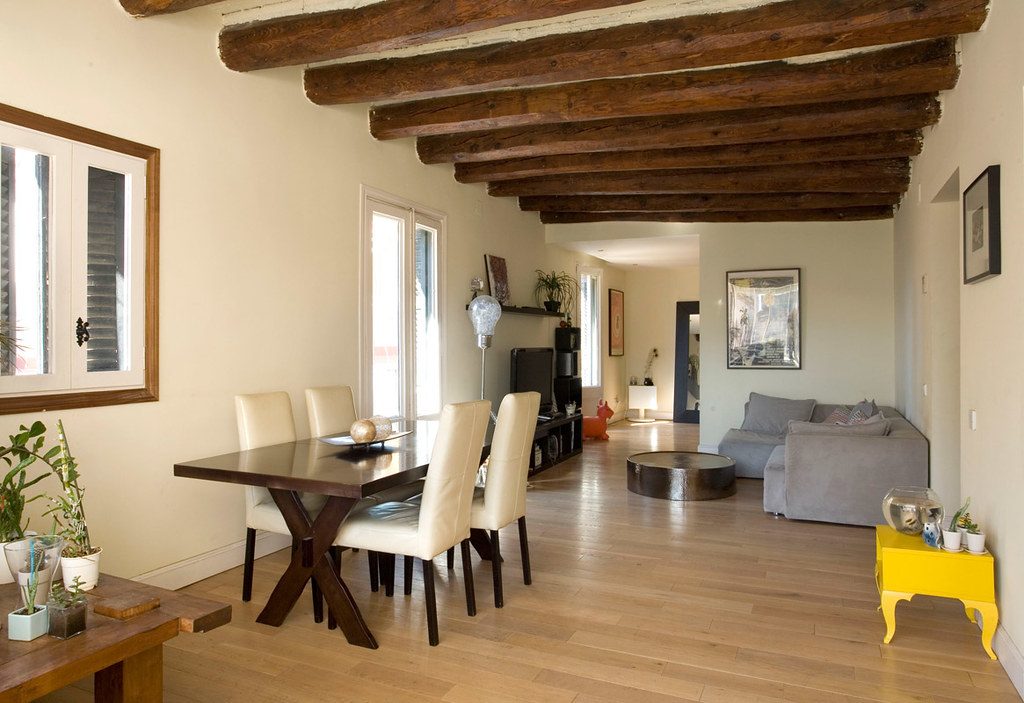 Living / Dinnig room property for sale barcelona spain… Flickr