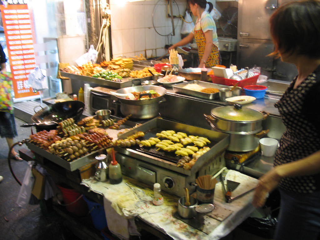 Mong Kok food stand This food stand was at the entrance to… Flickr