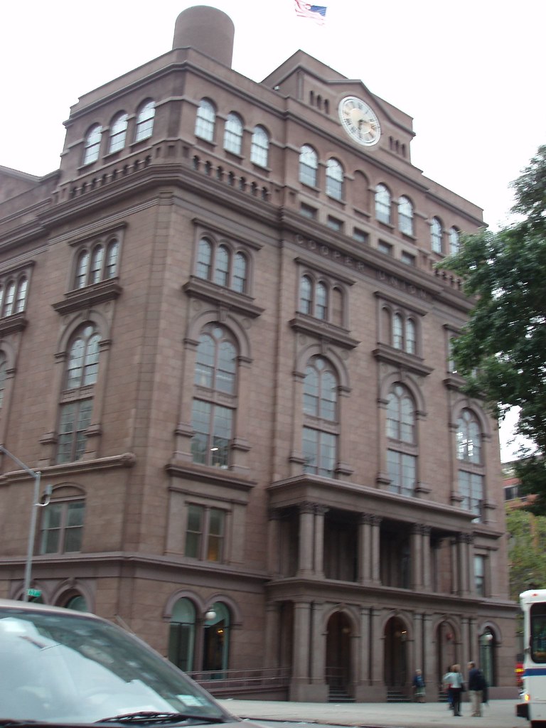 The Cooper Union Front facade of the Great Hall of The Coo… Flickr