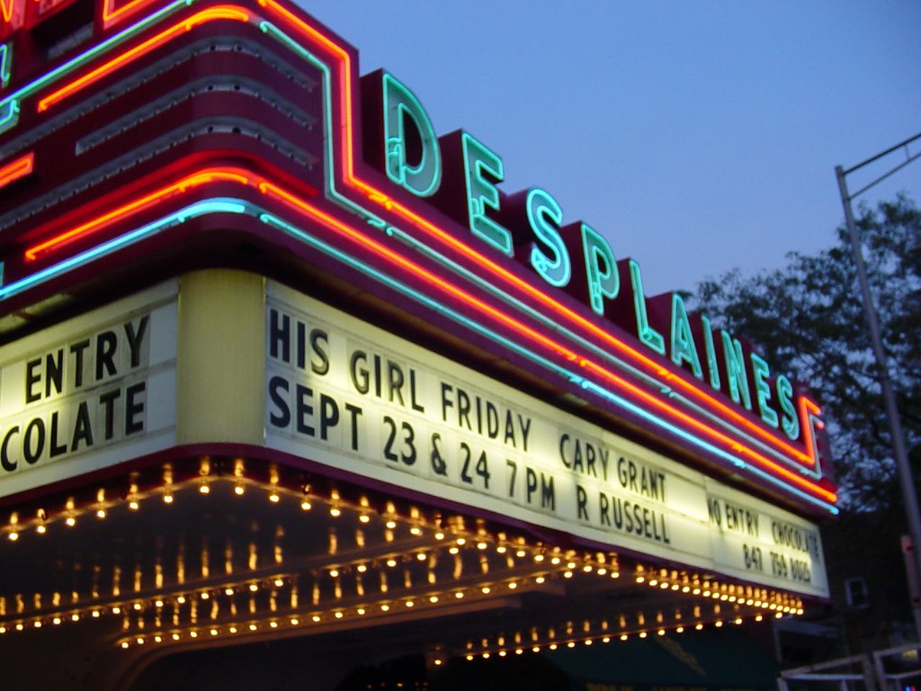 DSC02970 Des Plaines Theater Marquee, Neon Rewiring and Fl… Flickr