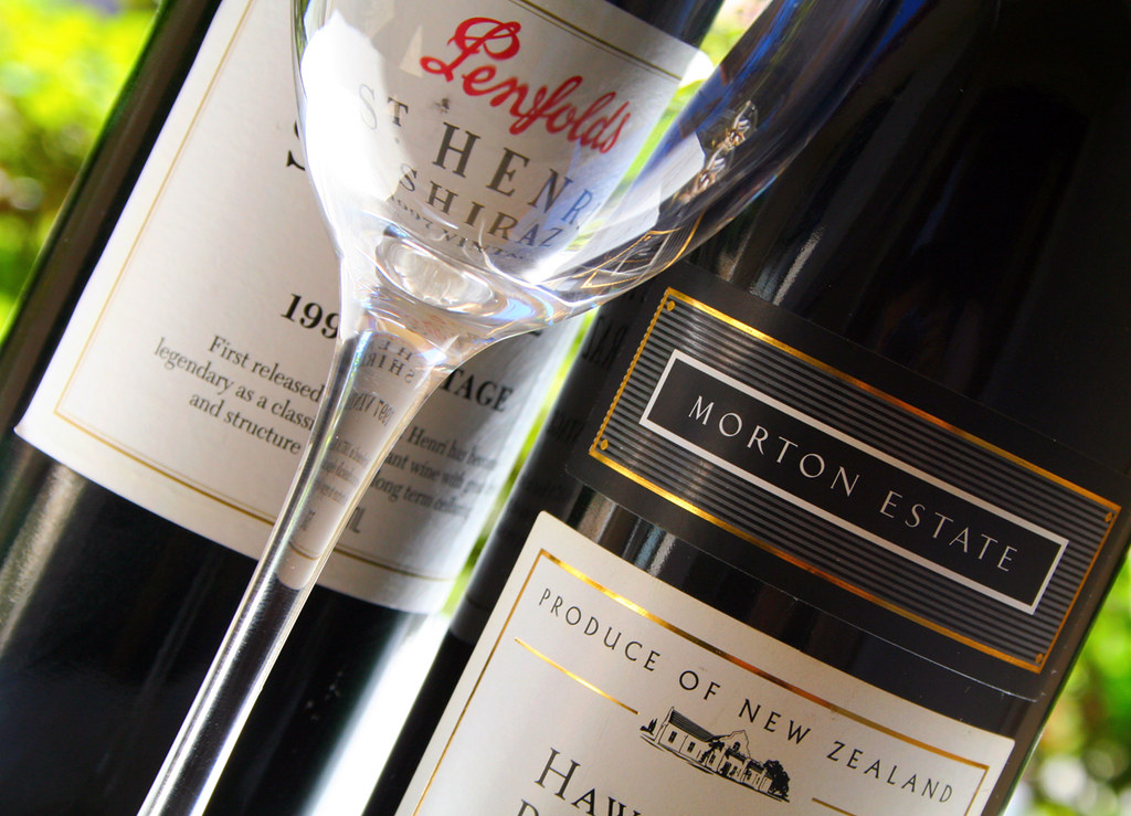 a bottle of red, a bottle of white, it all depends upon yo… Flickr