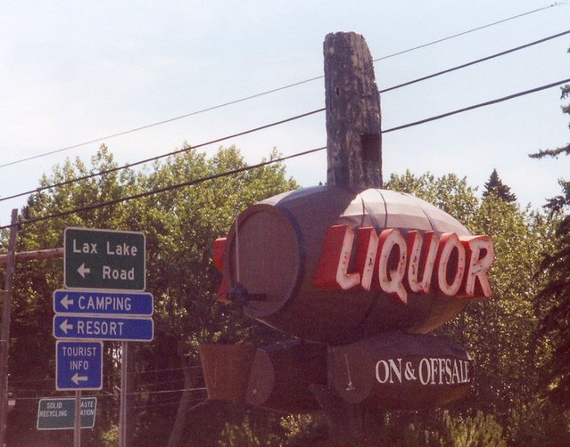 Giant Beer Barrel On the side of the road in Beaver Bay,Mi… Jimmy