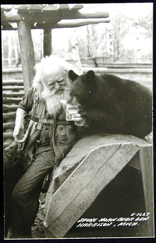 Clare Harrison MI Spikehorn Meyers Clare County MI RPPC 19… Flickr