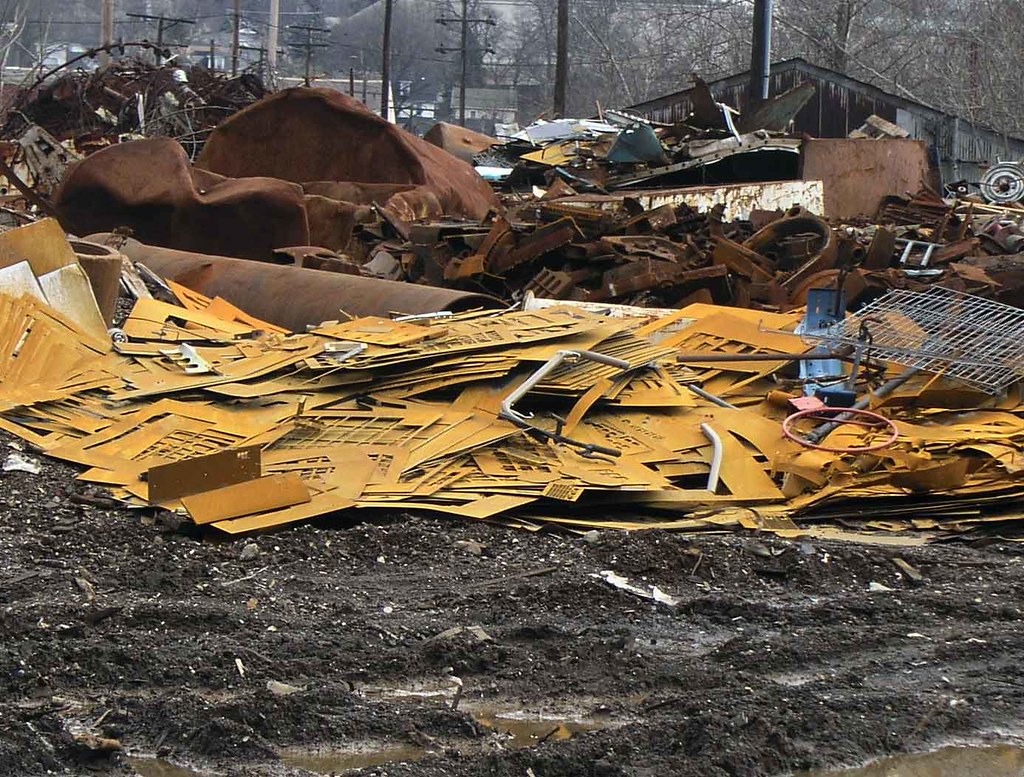 Junkyard Yellow Debris Still Walking with Barry 020506 C… Flickr