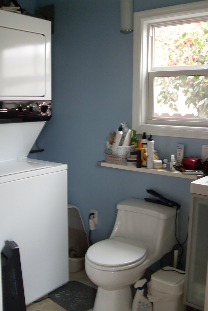 My Bathroom, washer/dryer Small, but fully functional. The… Flickr