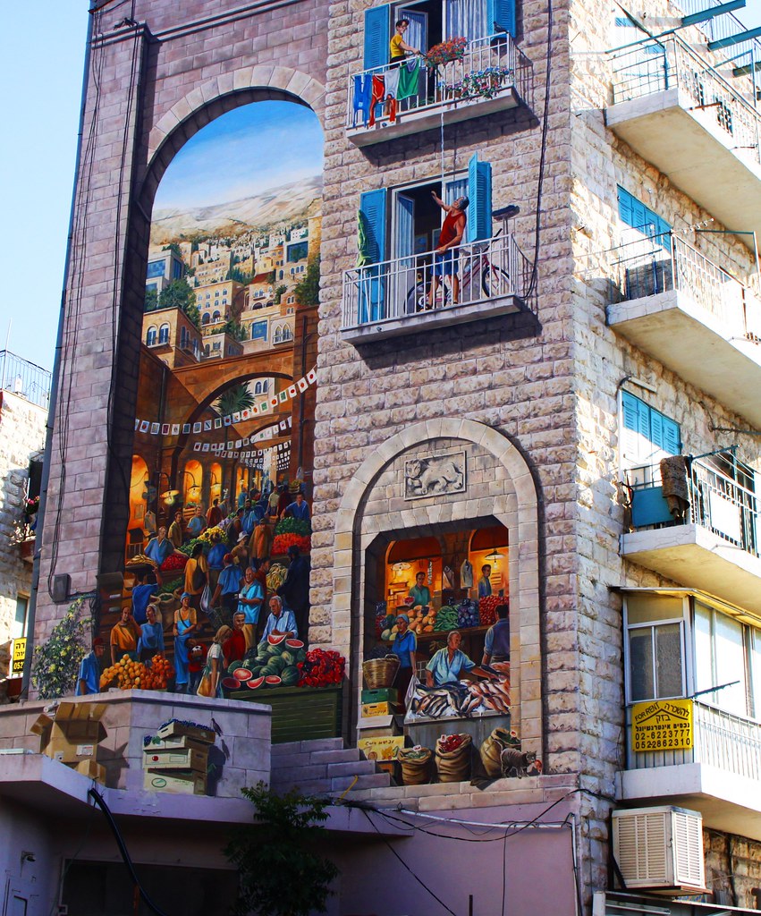 Jerusalem A painted wall Jerusalem Agripas st. 11/2009… Flickr