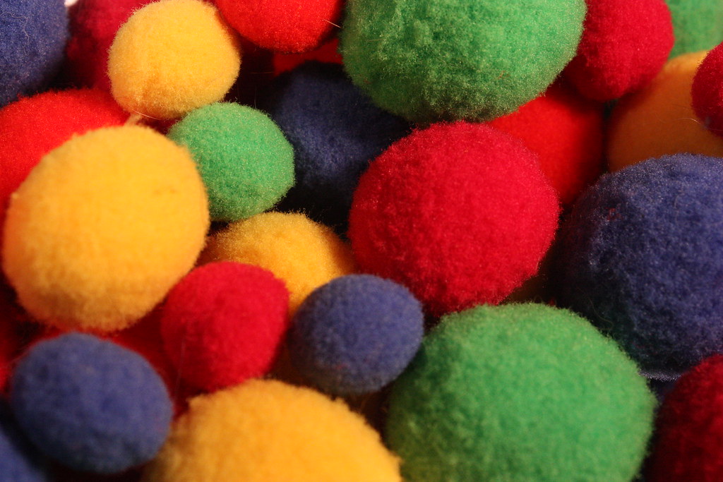 Colored Fuzzy Balls 22/365 Theme week = Fuzzy Sara Duane Flickr