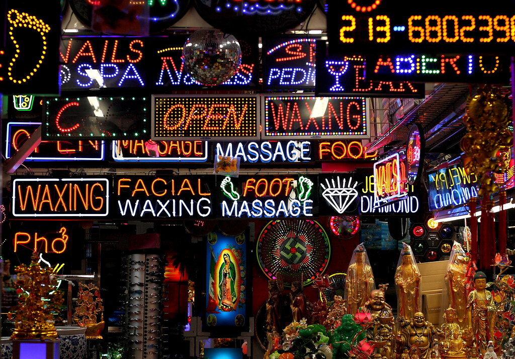 Foot Massage Chinatown Los Angeles, California Large On Bl… Flickr