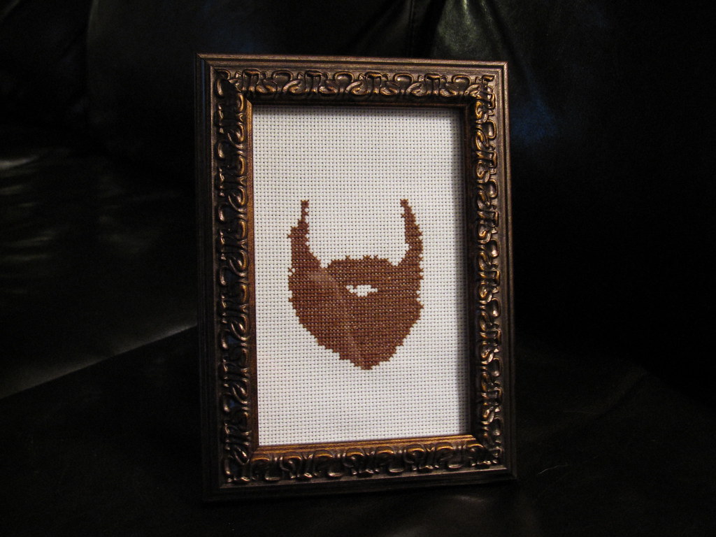 Beard Cross Stitch Beard cross stitch amy Flickr