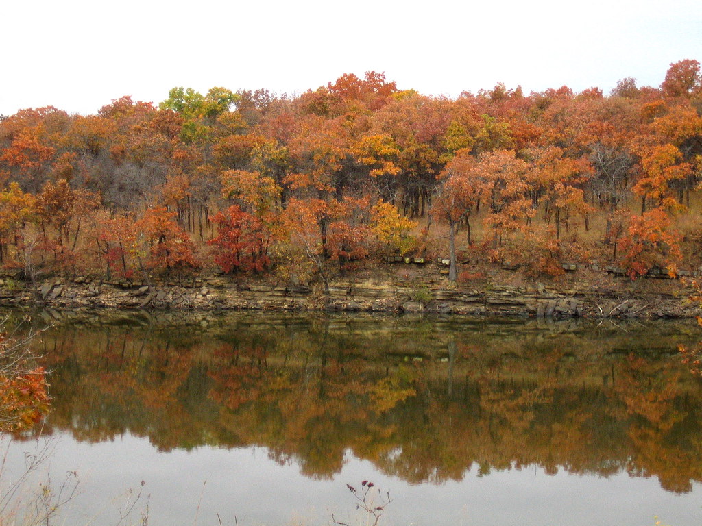 Lake Hudson Autumn Shore Granger Meador Flickr