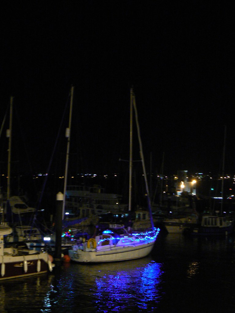 Scarborough Christmas lights in the harbour suziep71 Flickr