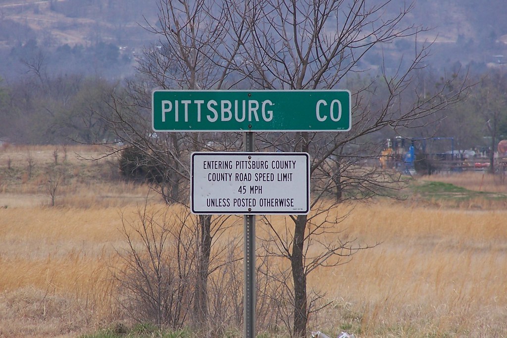 Pittsburg County Line Entering Pittsburg County from Haske… Flickr