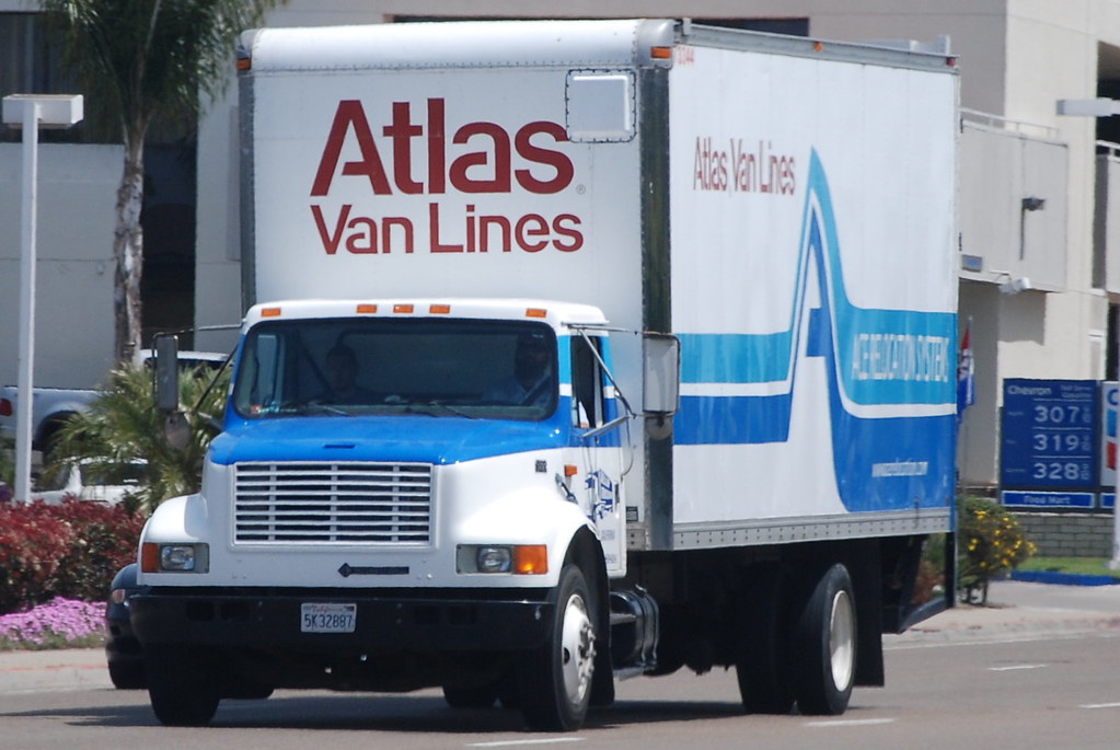 ATLAS VAN LINES INTERNATIONAL MOVING TRUCK Navymailman Flickr