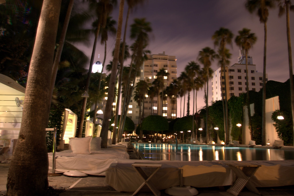delano hotel pool, miami beach Mark Hanrahan Flickr