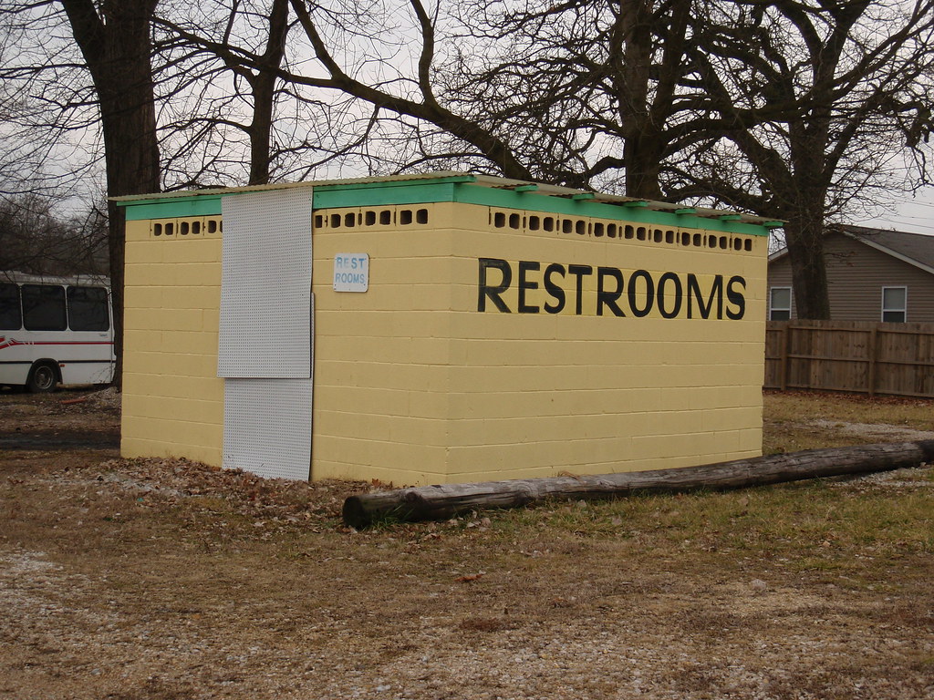 Restrooms at Pevely Flea Market_P1231095 WampaOne Flickr
