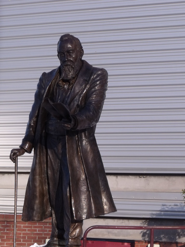 Statue of William McGregor outside Villa Park The first bi… Flickr