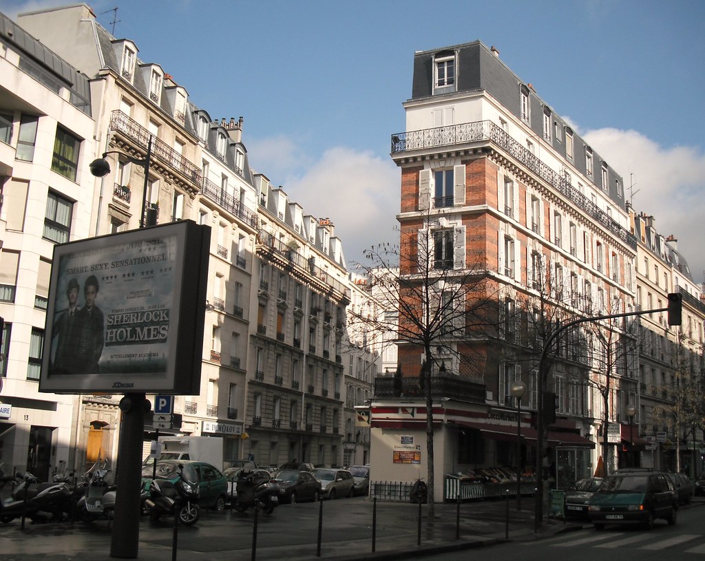 Paris Rue Jouffroy d'Abbans / Rue des Fermiers Añelo de la Krotsche