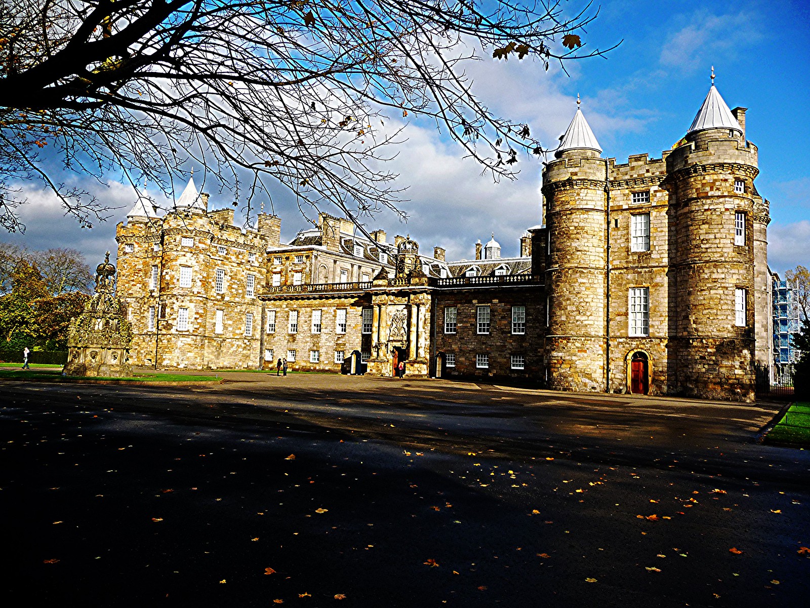Palace of Holyroodhouse is the residence in Scotland of the British royals