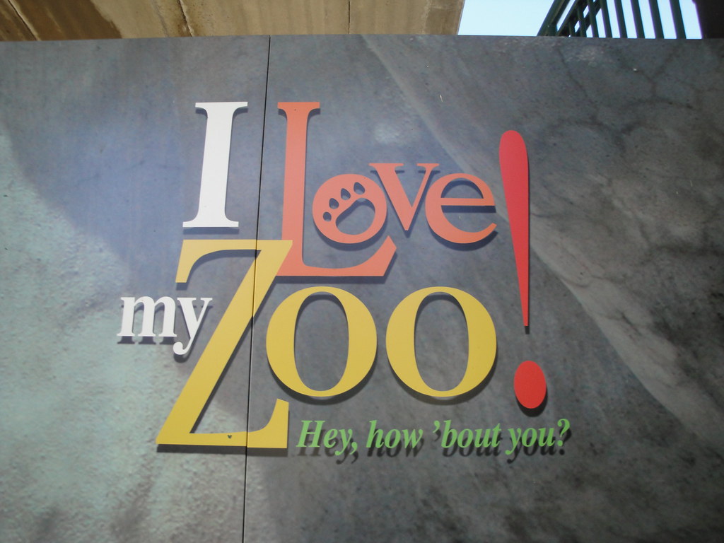 Toledo Zoo "I Love My Zoo!" Sign They even have an aweso… Flickr