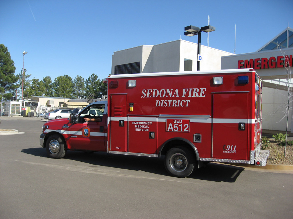 Sedona Fire District An ambulance of the Sedona Fire Distr… Flickr