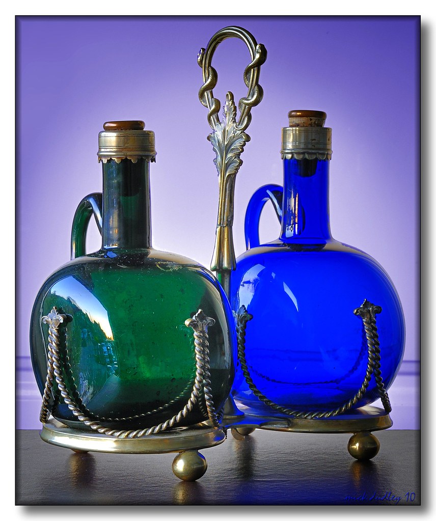 DECANTERS Not sure of the origin of these two decanters th… Flickr