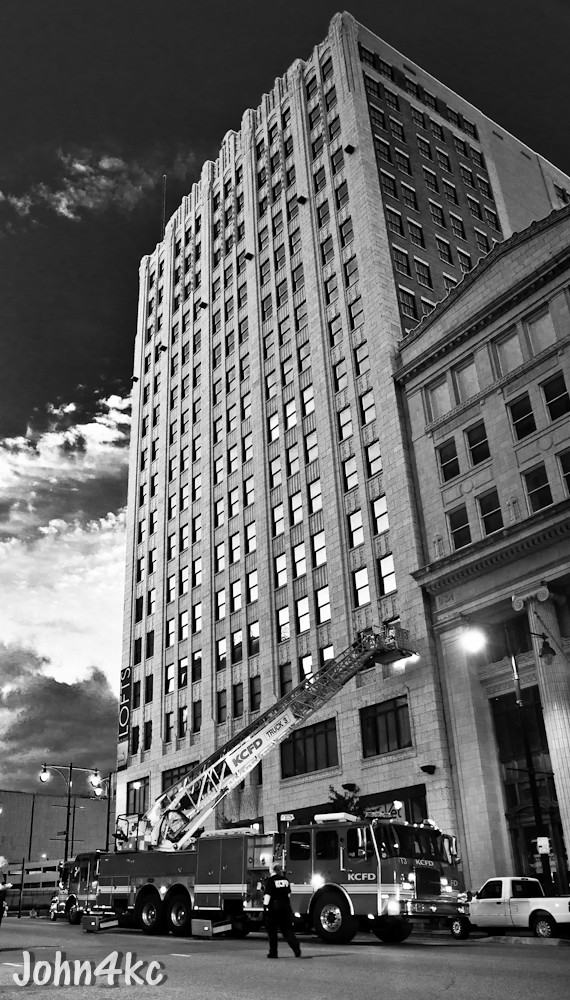 Apartment Fire Downtown KC This could have been bad. Flickr
