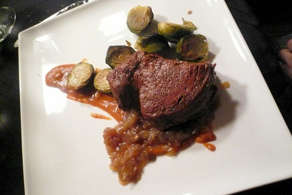 Braised Sweet Paprika Beef Tenderloin with caramelized oni… Flickr