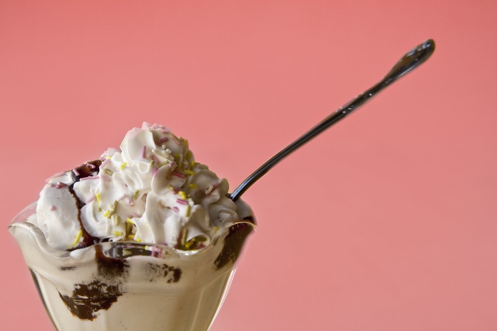 sundae fudgy sundae vanilla coconut milk ice cream sundae … Flickr