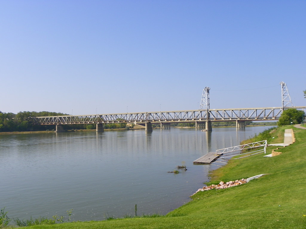 Meridian Highway Lift Bridge Missouri River, Yankton, Sout… Flickr