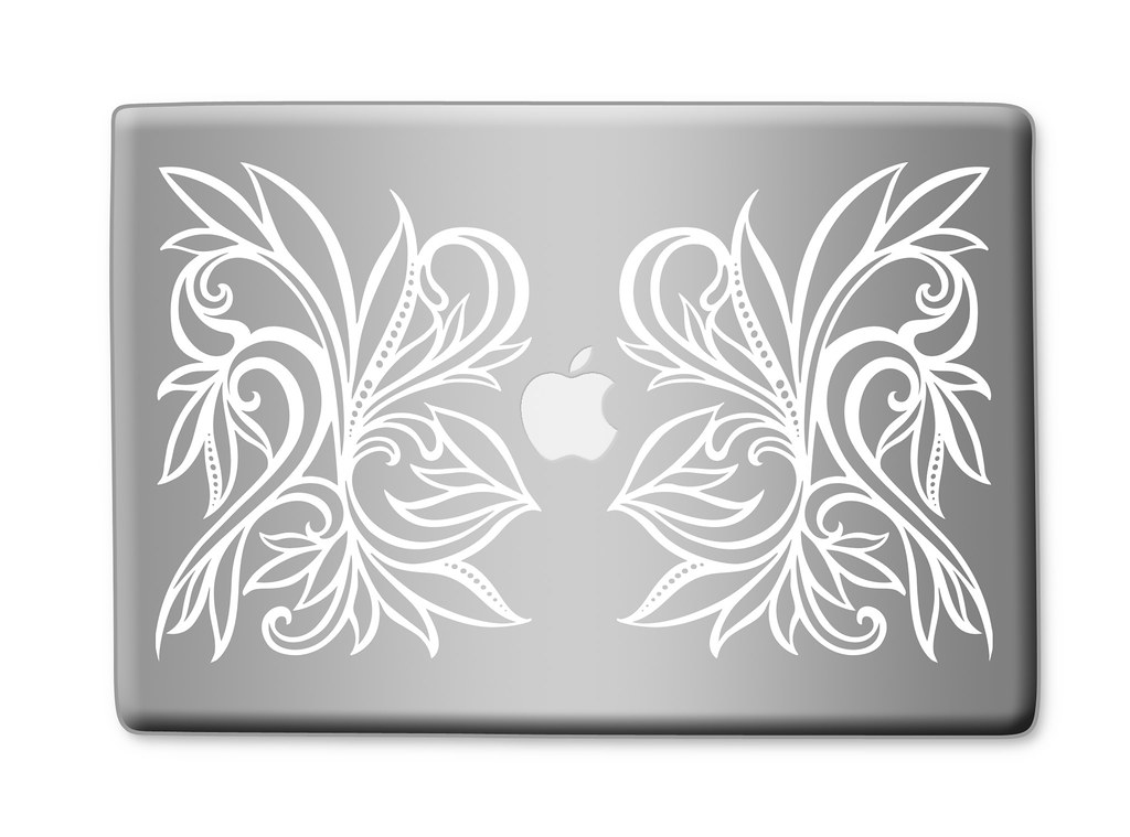 Vinyl Laptop Decal Original Design White Vinyl Laptop Stic… Flickr