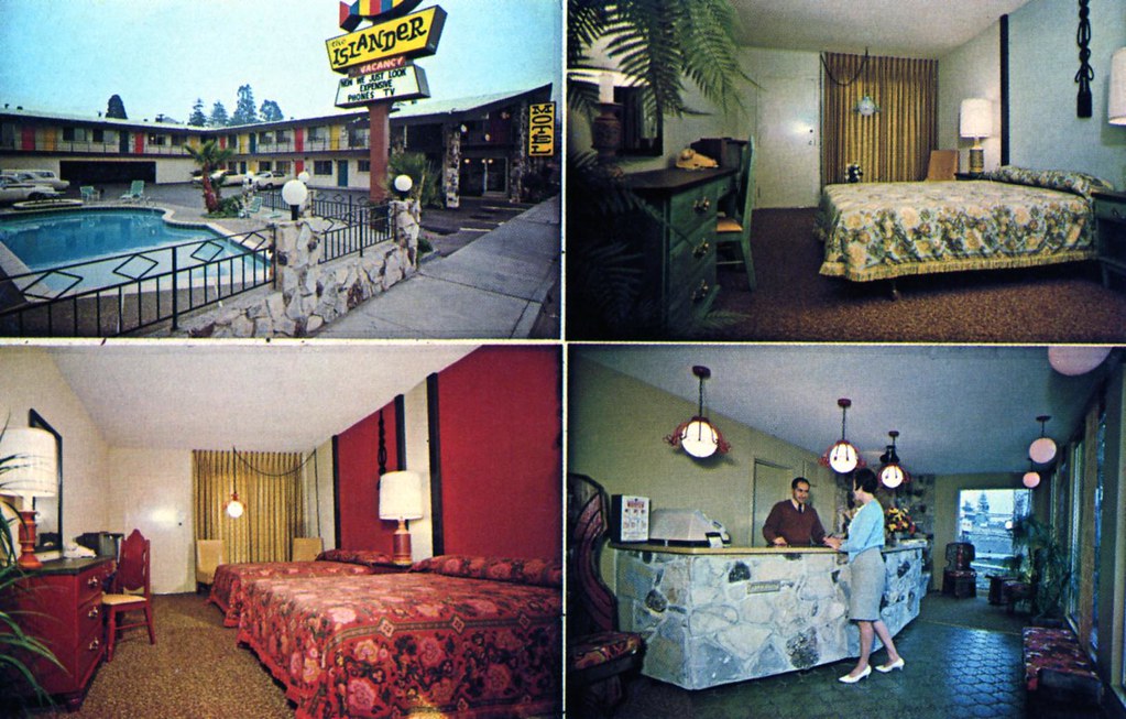 Islander Motel Santa Cruz CA 522 Ocean St. William L. Bird Flickr