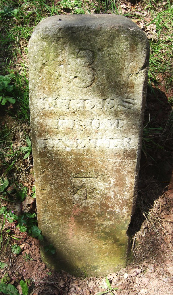 Milestone Shillingford St in Devon Marking 3 miles … Flickr