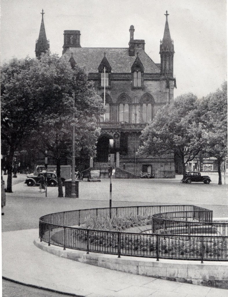 Town Hall, Preston c.1952 Photo R. Ainsworth Preston Digital Archive Flickr