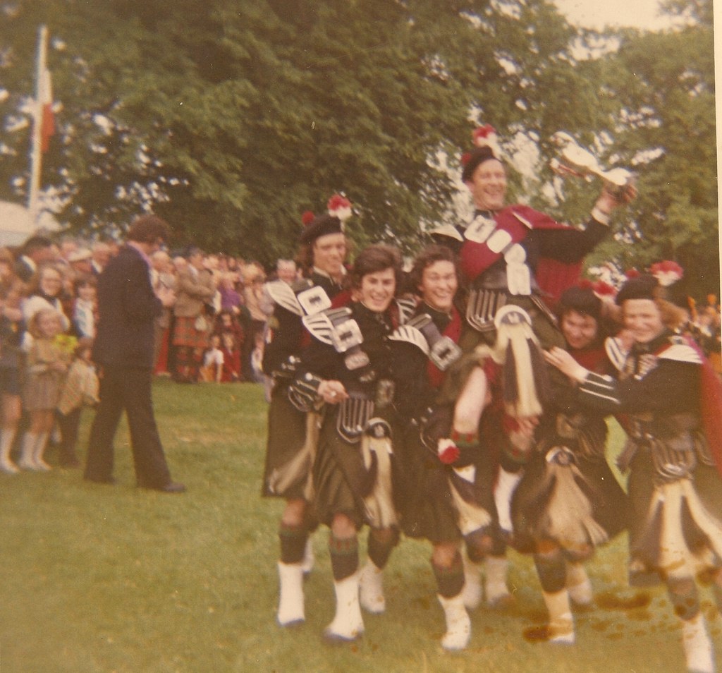 SLOT Pipe Band All Ireland,Tralee 1974 slotpbadmin Flickr