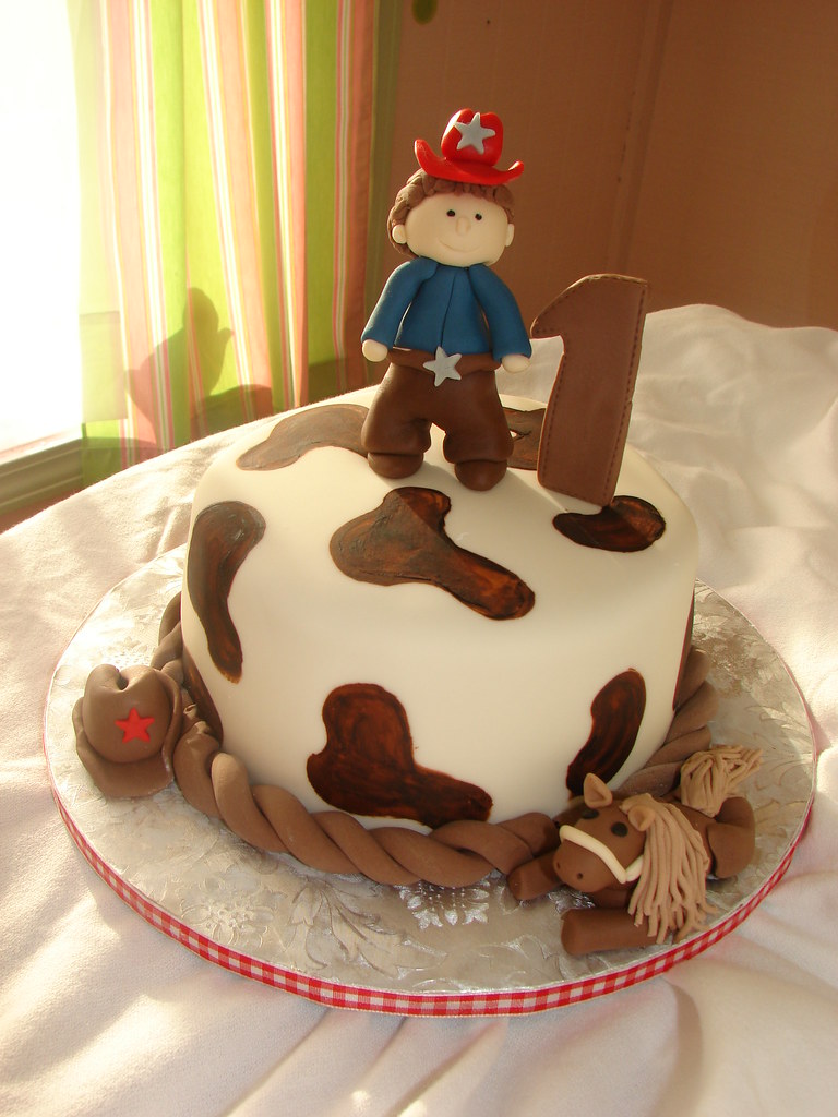 Cowboy First Birthday Cake a photo on Flickriver