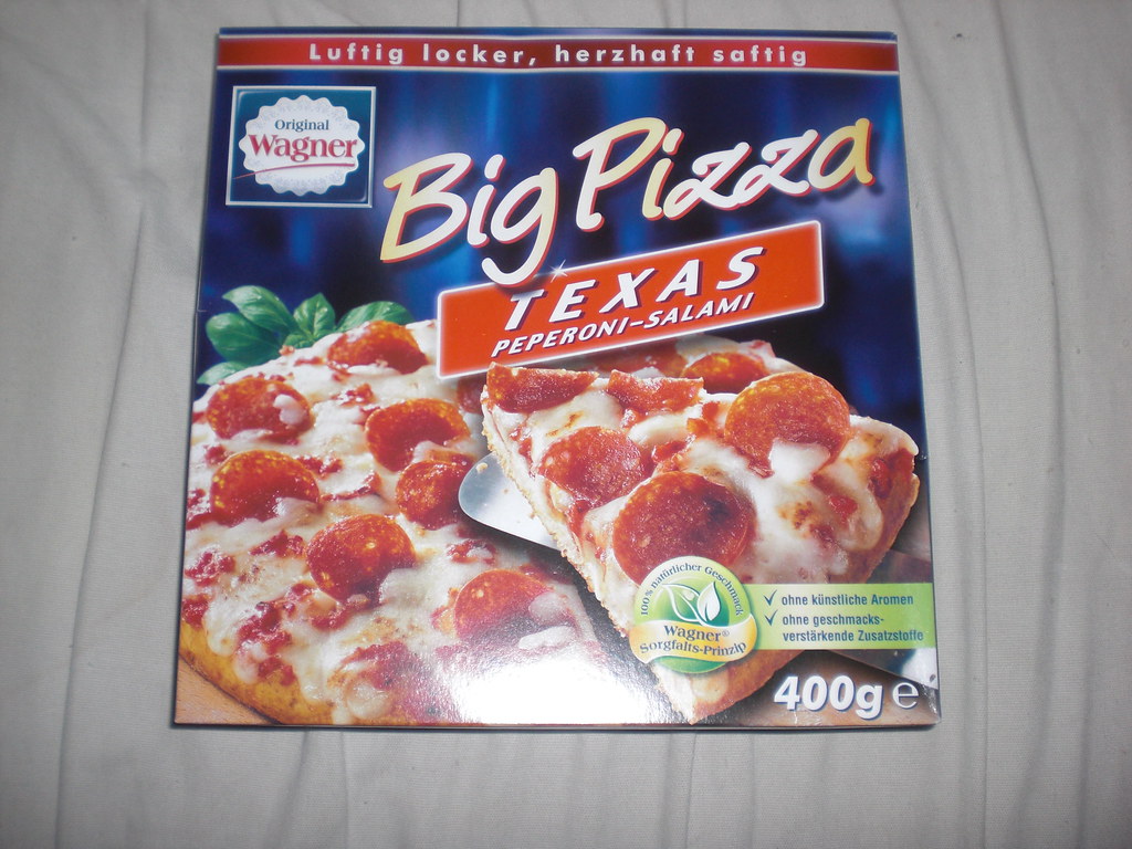 Wagner Big Pizza Texas Peperoni Salami American style pizz… Flickr