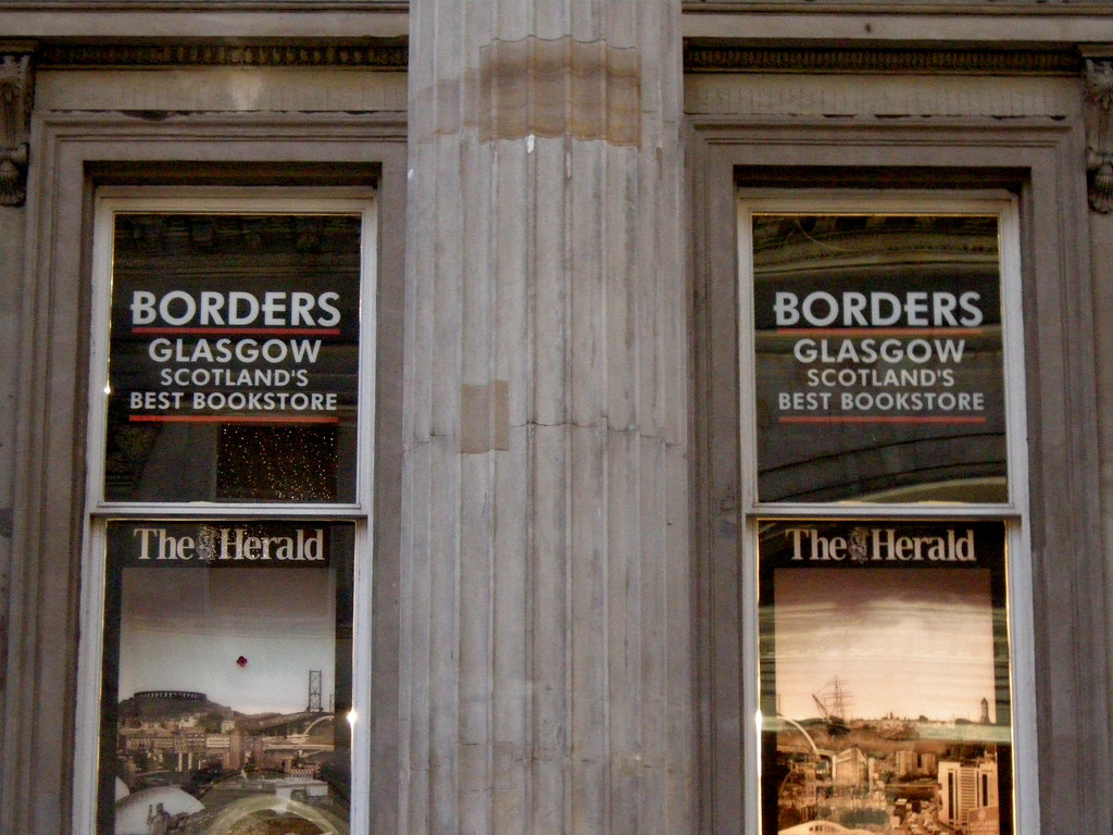 Borders, Glasgow "Scotland's Best Bookstore" Martin Deutsch Flickr
