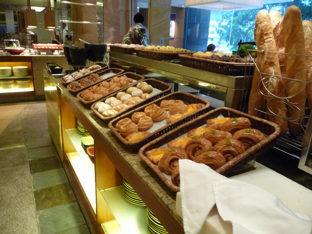 P1190838 pastry at the breakfast buffet Bev Sykes Flickr