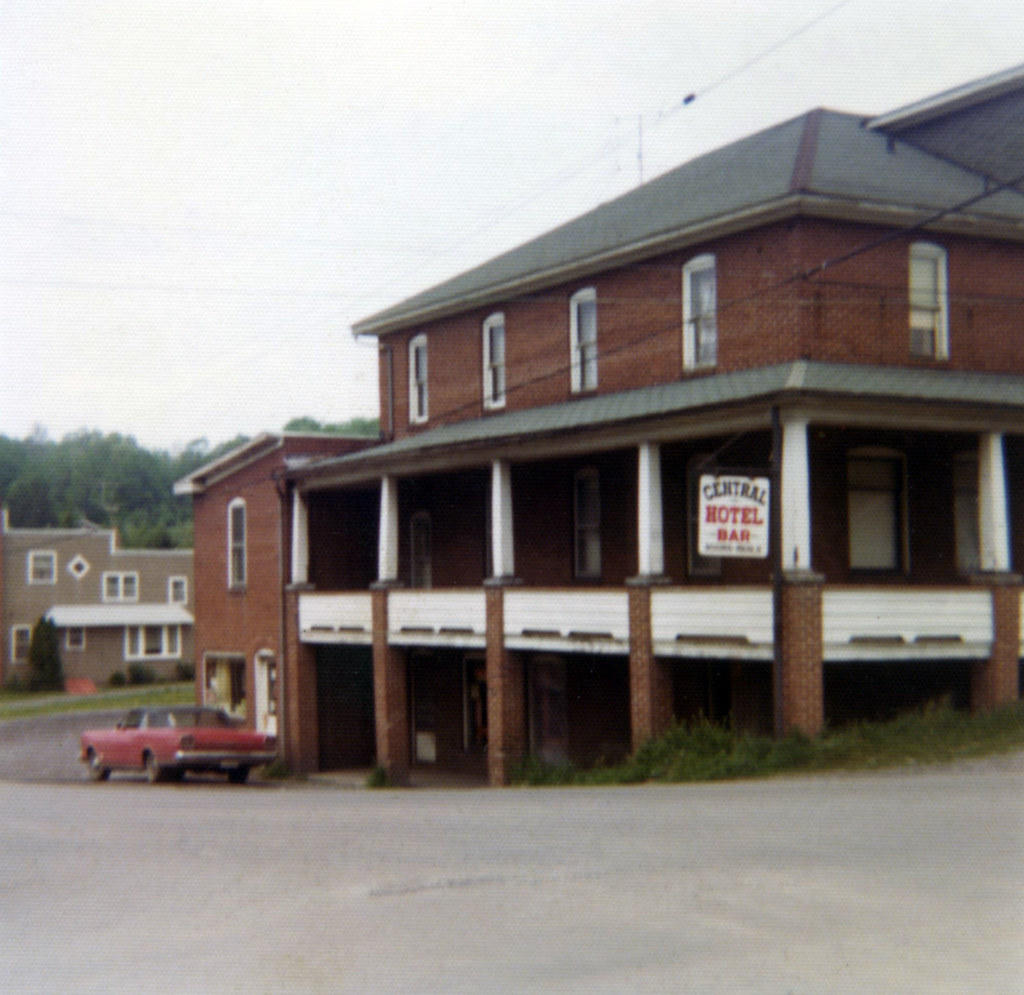 Central Hotel & Bar, Blandburg, PA (May 1976) Scott Evanskey Flickr