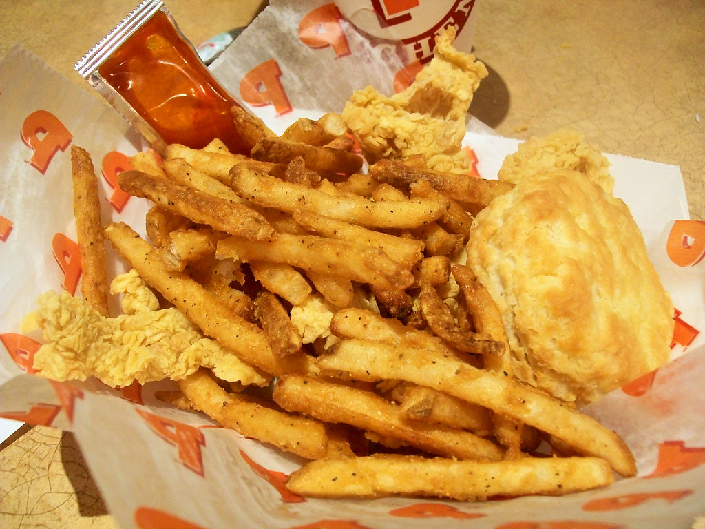Popeyes Chicken , Fries & Biscuit (Popeyes, Atlanta, GA) W… Flickr