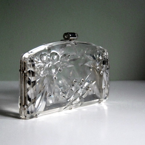 Lucite purse with rhinestones Too cute Lucite purse with d… Flickr