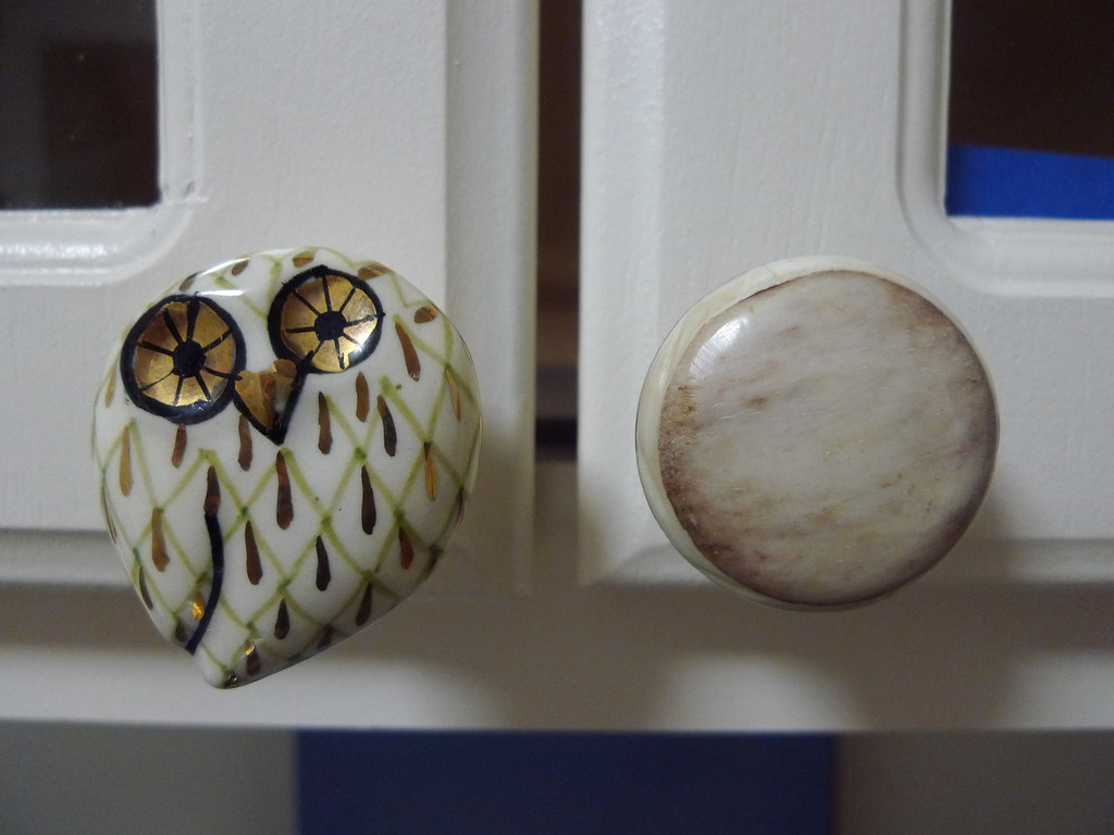 Anthropologie knobs My favorite is that owl cia b Flickr