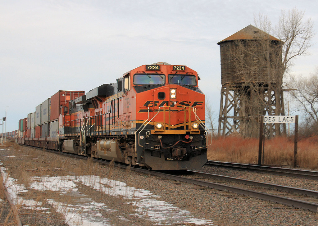 BNSF 7234 Des Lacs North Dakota dloran01 Flickr