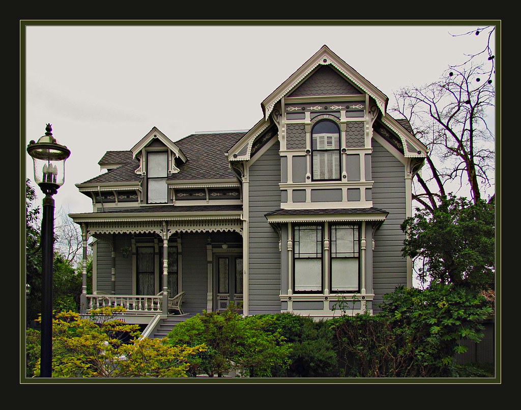 Santa Rosa McDonald Avenue Gilded Gray Victorian Lady ghostom Flickr