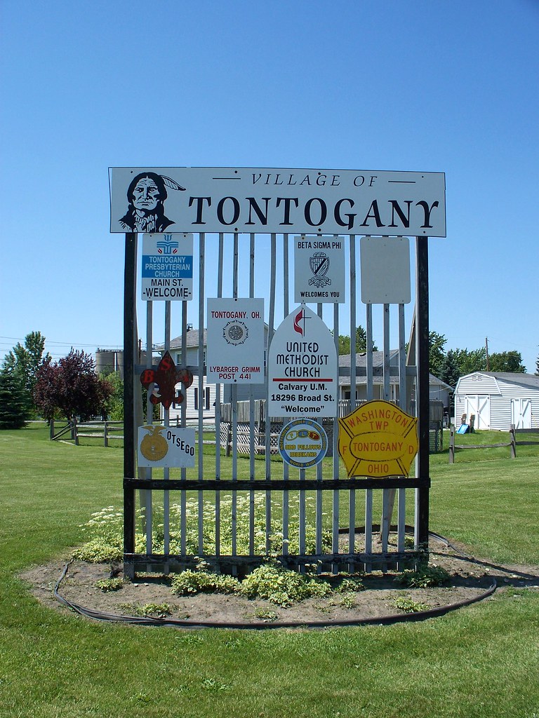 OH Tontogany Entrance Entrance to Tontogany, Ohio. Flickr