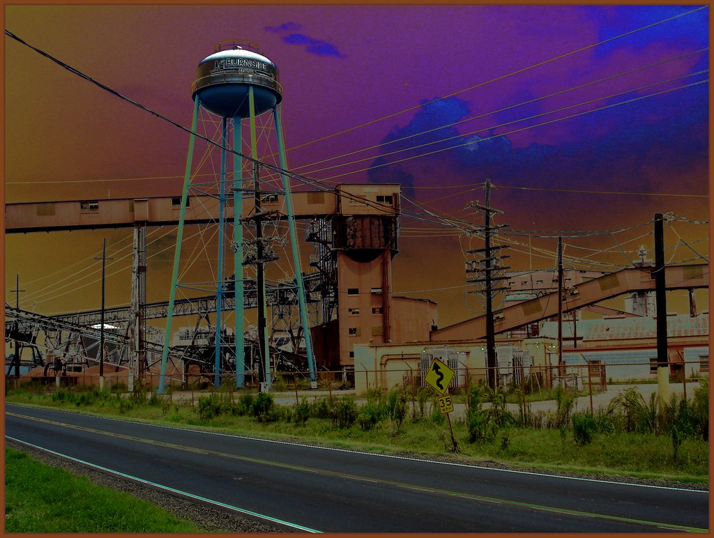 Chemical Sky on River Road Burnside, Louisiana Tom Barnes Flickr