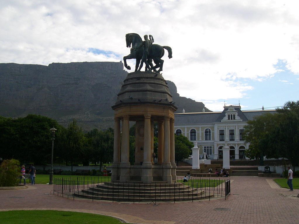 Fountain, Company Gardens, Cape Town with Table Mountain i… Flickr