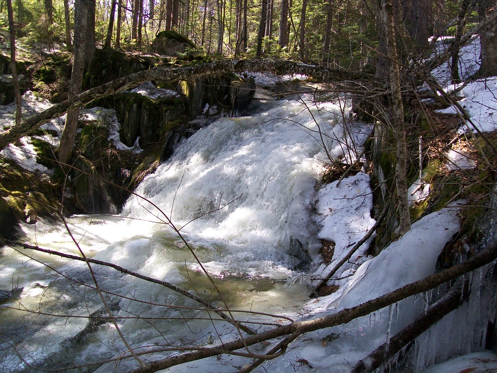 Bottle Brook falls, upper portion Surging with the spring … Flickr