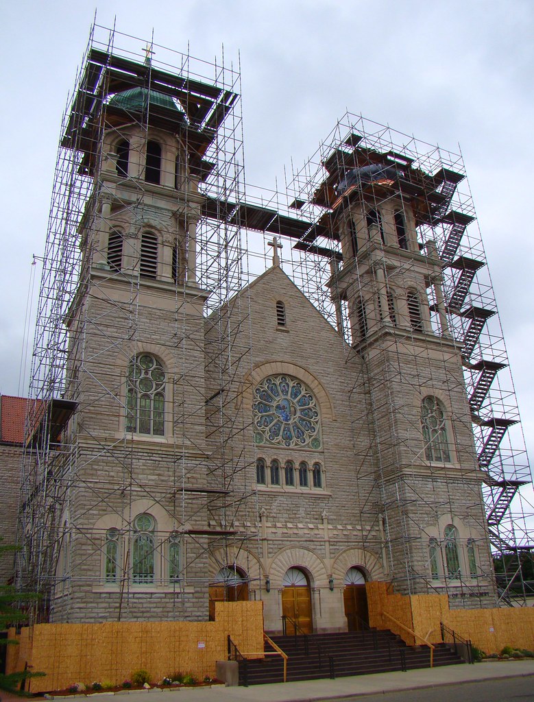 Basilica Restoration The Basilica of Saint Adalbert is und… Flickr